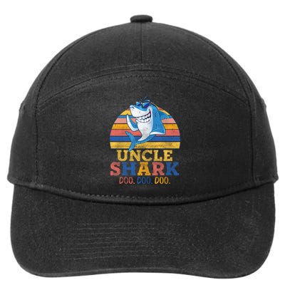 Retro Vintage Uncle Shark Doo 7-Panel Snapback Hat