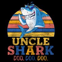Retro Vintage Uncle Shark Doo Bucket Hat