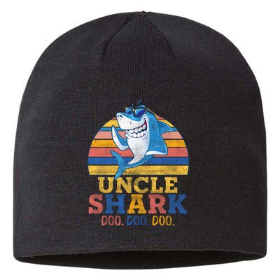 Retro Vintage Uncle Shark Doo Sustainable Beanie