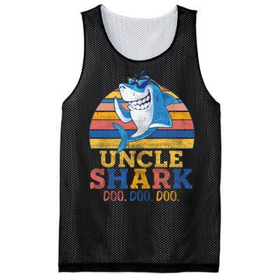 Retro Vintage Uncle Shark Doo Mesh Reversible Basketball Jersey Tank