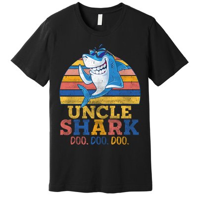 Retro Vintage Uncle Shark Doo Premium T-Shirt