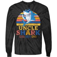 Retro Vintage Uncle Shark Doo Tie-Dye Long Sleeve Shirt