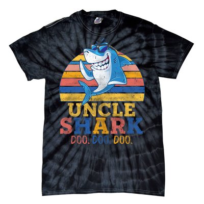 Retro Vintage Uncle Shark Doo Tie-Dye T-Shirt