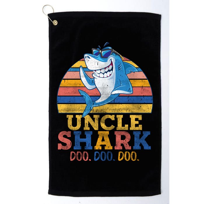Retro Vintage Uncle Shark Doo Golf Towel