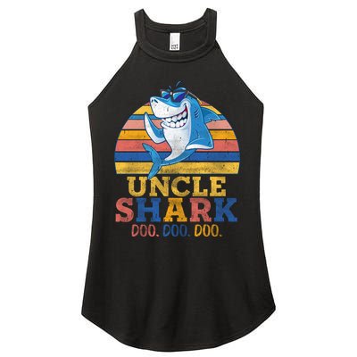 Retro Vintage Uncle Shark Doo Women's Perfect Tri Rocker Tank