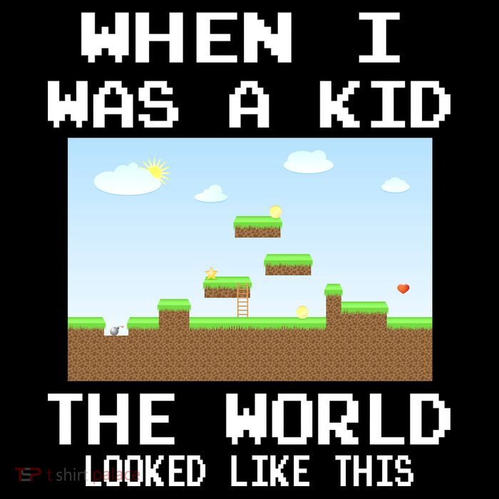 Retro When I Was A Kid The World Look Like This Flexfit Unipanel Trucker Cap