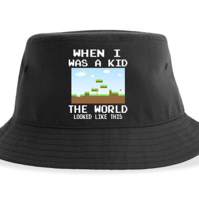 Retro When I Was A Kid The World Look Like This Sustainable Bucket Hat