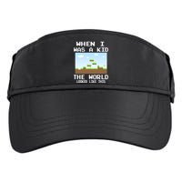 Retro When I Was A Kid The World Look Like This Adult Drive Performance Visor