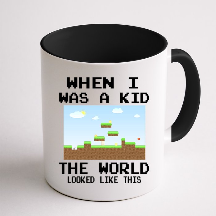 Retro When I Was A Kid The World Look Like This Mug