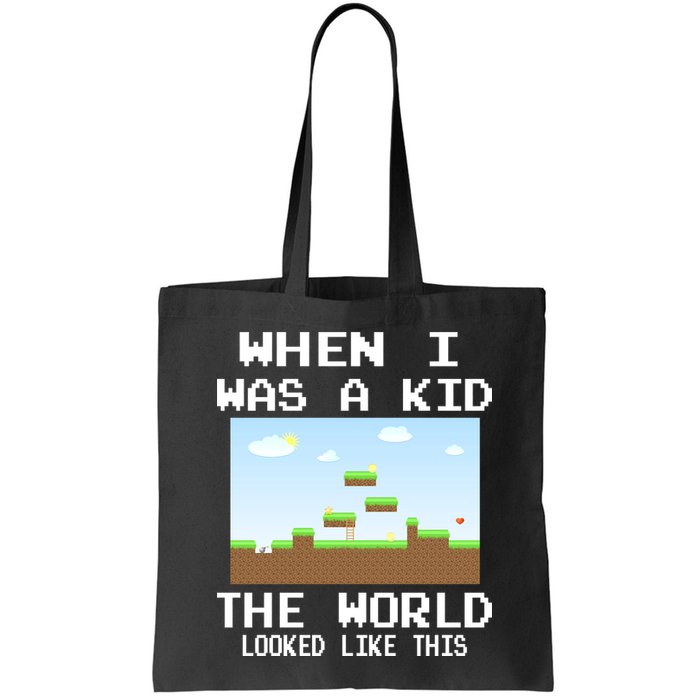 Retro When I Was A Kid The World Look Like This Bag