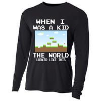 Retro When I Was A Kid The World Look Like This Cooling Performance Long Sleeve Crew