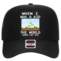 Retro When I Was A Kid The World Look Like This Trucker Hat