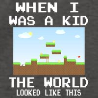 Retro When I Was A Kid The World Look Like This Vector Backpack