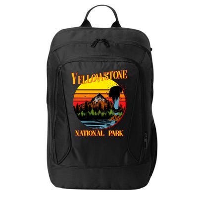 Retro Yellowstone National Park City Backpack