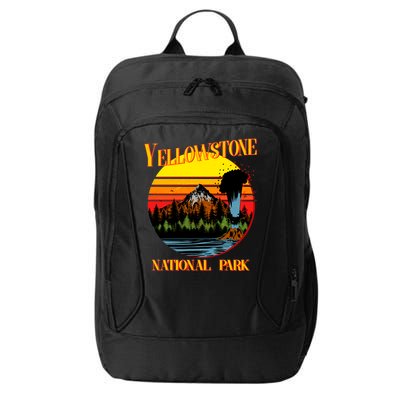 Retro Yellowstone National Park City Backpack