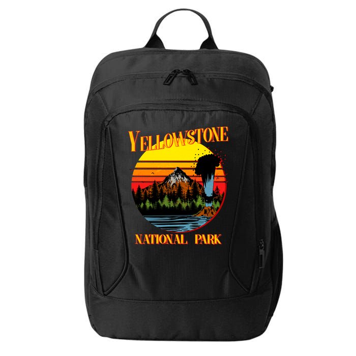 Retro Yellowstone National Park City Backpack