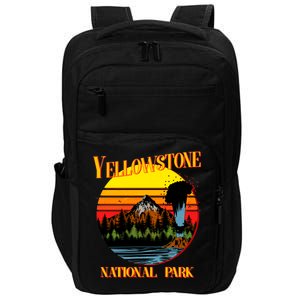 Retro Yellowstone National Park Impact Tech Backpack