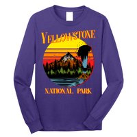 Retro Yellowstone National Park Long Sleeve Shirt