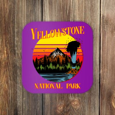 Retro Yellowstone National Park Coaster