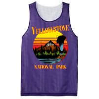 Retro Yellowstone National Park Mesh Reversible Basketball Jersey Tank