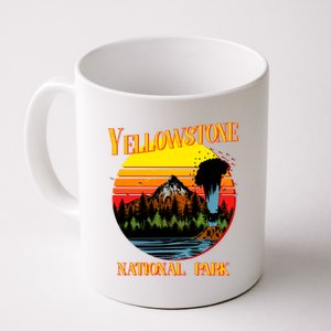 Retro Yellowstone National Park Coffee Mug