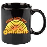Retro You Are My Sunshine Sunbow 11oz C Handle Ceramic Mug