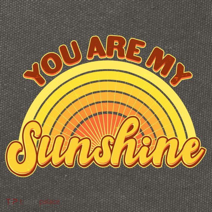 Retro You Are My Sunshine Sunbow Cotton Canvas Backpack