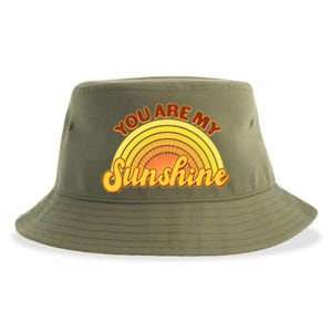 Retro You Are My Sunshine Sunbow Sustainable Bucket Hat