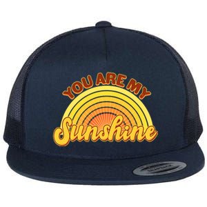 Retro You Are My Sunshine Sunbow Flat Bill Trucker Hat