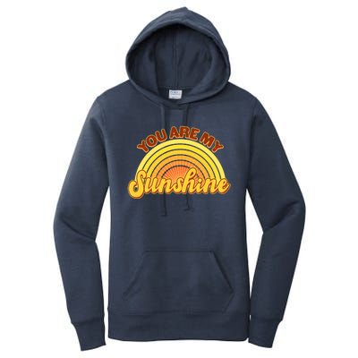 Retro You Are My Sunshine Sunbow Women's Pullover Hoodie