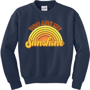 Retro You Are My Sunshine Sunbow Kids Sweatshirt