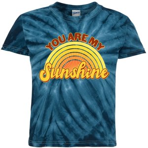 Retro You Are My Sunshine Sunbow Kids Tie-Dye T-Shirt