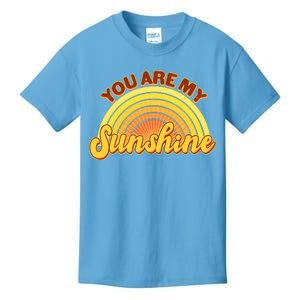 Retro You Are My Sunshine Sunbow Kids T-Shirt