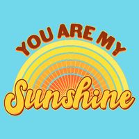 Retro You Are My Sunshine Sunbow Kids T-Shirt