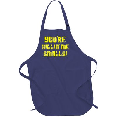 Retro You're Killin Me Smalls Funny Full-Length Apron With Pockets