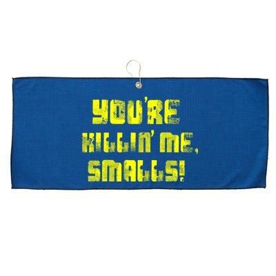 Retro You're Killin Me Smalls Funny Large Microfiber Waffle Golf Towel