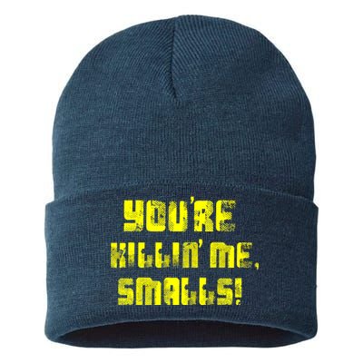 Retro You're Killin Me Smalls Funny Sustainable Knit Beanie