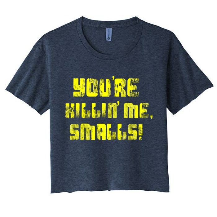Retro You're Killin Me Smalls Funny Crop Top