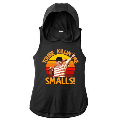 Retro You're Killin' Me Smalls Vintage Ladies PosiCharge Tri-Blend Wicking Draft Hoodie Tank