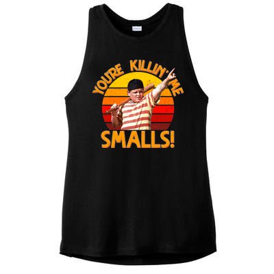 Retro You're Killin' Me Smalls Vintage Ladies PosiCharge Tri-Blend Wicking Tank