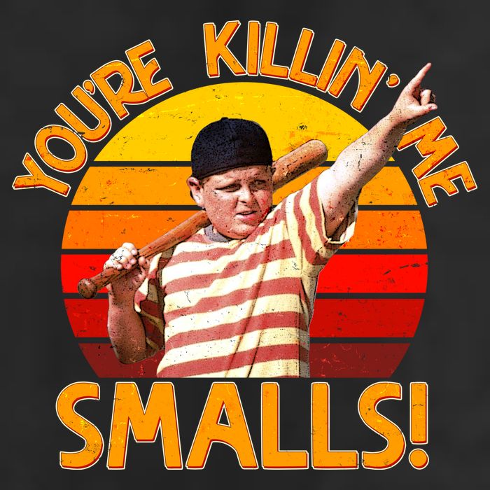 Retro You're Killin' Me Smalls Vintage Garment-Dyed Fleece Hoodie