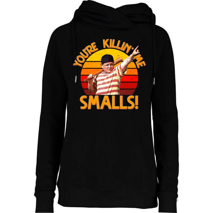 Retro You're Killin' Me Smalls Vintage Womens Funnel Neck Pullover Hood