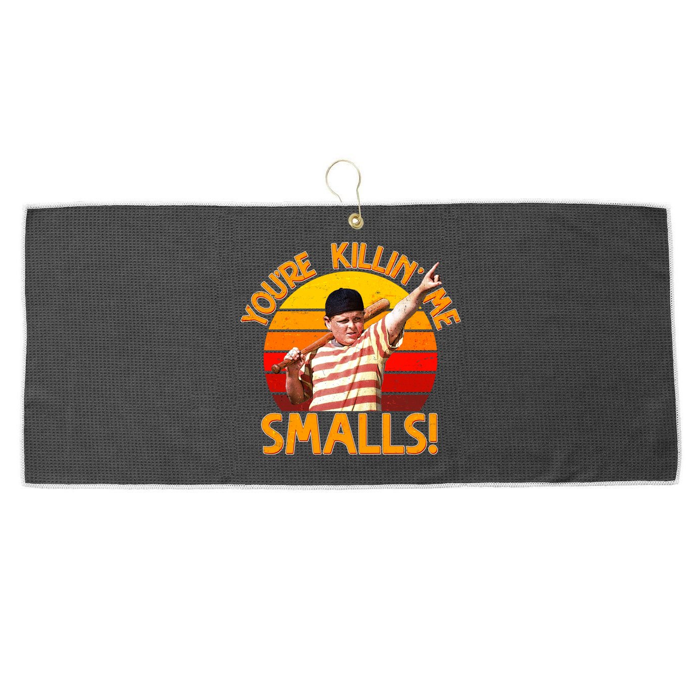 Retro You're Killin' Me Smalls Vintage Large Microfiber Waffle Golf Towel