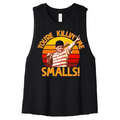 Retro You're Killin' Me Smalls Vintage Women's Racerback Cropped Tank