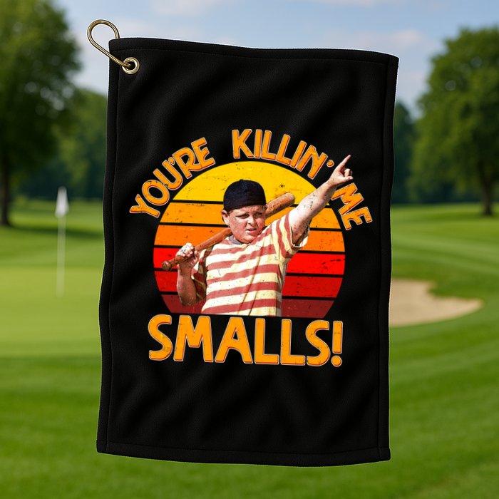 Retro You're Killin' Me Smalls Vintage Golf Towel