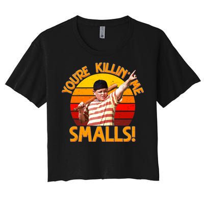 Retro You're Killin' Me Smalls Vintage Women's Crop Top Tee