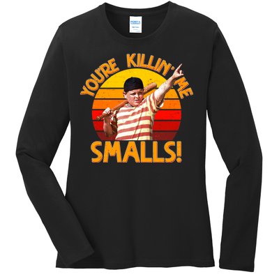 Retro You're Killin' Me Smalls Vintage Ladies Long Sleeve Shirt