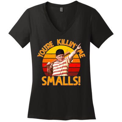 Retro You're Killin' Me Smalls Vintage Women's V-Neck T-Shirt