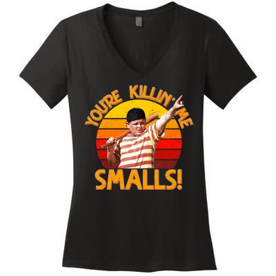 Retro You're Killin' Me Smalls Vintage Women's V-Neck T-Shirt