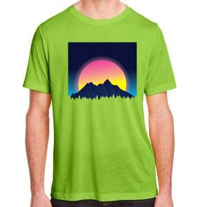 Retrowave Mountains Adult ChromaSoft Performance T-Shirt